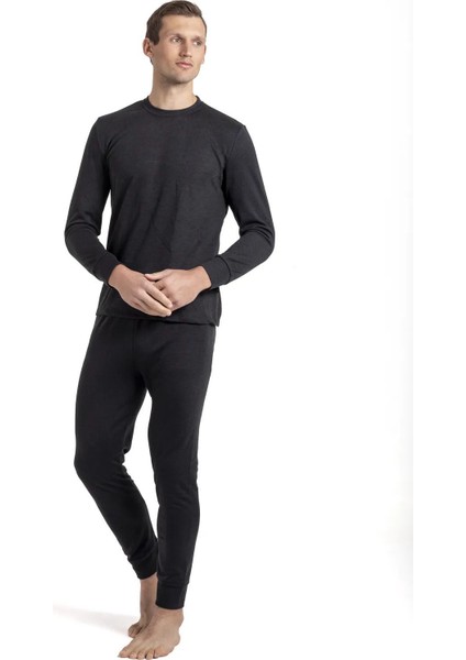 Unisex Kışlık Siyah Rahat Kullanım Esnek Termal Içlik Set 3. Seviye indirimleri