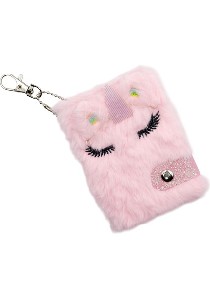 Mini Peluş Kapak Defter 11X8 cm – Anahtarlıklı Unicorn Tasarım, Yumuşak Tüylü Kaplama 60 Sayfa fiyatları