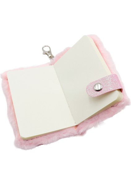 Mini Peluş Kapak Defter 11X8 cm – Anahtarlıklı Unicorn Tasarım, Yumuşak Tüylü Kaplama 60 Sayfa modelleri