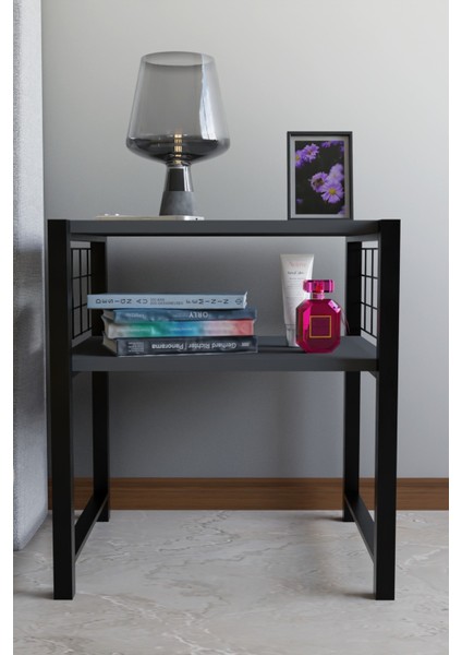 Modern Komodin Metal Ayaklı Raflı Başucu Komodin Yatak Odası Dekoratif Yan Sehpa modelleri