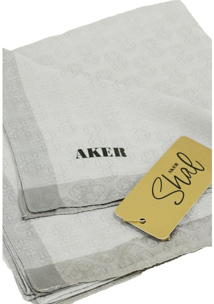 Monogram Jakar Eşarp 6060950-973 Açık Gri