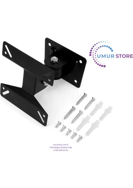 24PA200E -10 24'' Uydu Alıcılı Hd LED Tv Hareketli Televizyon Duvar Askı Aparatı