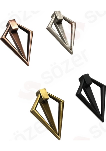 Bakır Piramit Sarkaç Düğme Kulp Çekmece Kulbu (2 Adet) fırsatları