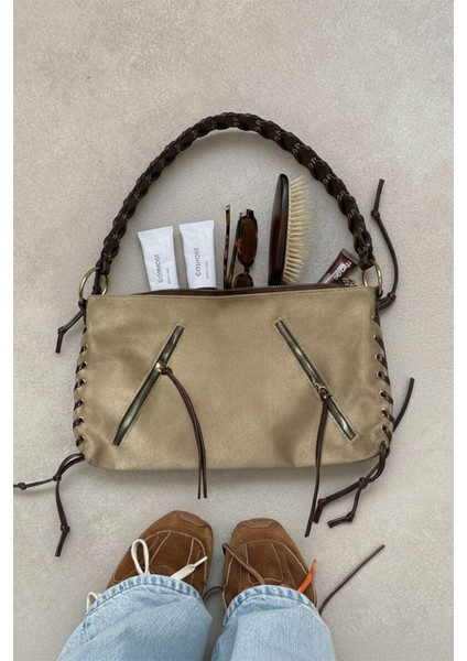 Kadın Vizon Zrea Omuz Çantası