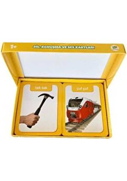 Okul Öncesi Dil ve Ses Kartları 54 Adet Parlak Kaplama 12x10 cm Eğitici Oyun fiyatları