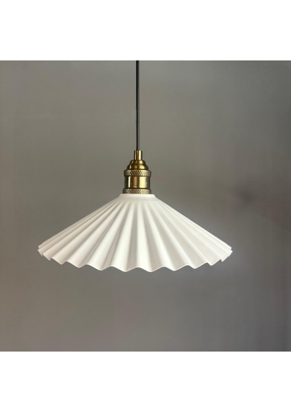 Avilla Beyaz Tekli Metal Büyük Avize Lale Başlık Rustik Cafe Mutfak Modern Sarkıt Aydınlatma fiyatları