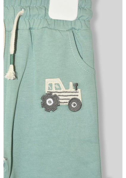 Erkek Çocuk %100 Pamuk Traktör Nakış Süzeneli Trend Eşofman Takım - 2151 fırsatları