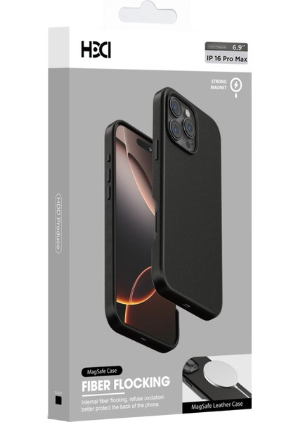 Apple iPhone 16 HBC-242 Dividing Magsafe Kapak - Kahverengi modelleri