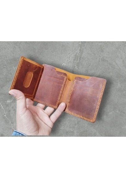 Hakiki Deri El Yapımı Cüzdan 9 Bölmeli 11*9 cm fiyatları