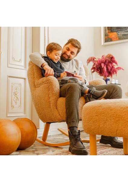 Daısy Sallanan ve Puf Emzirme Koltuğu