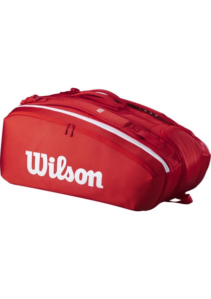 Super Tour 15PK 2025 Kırmızı Tenis Çantası WR8036601001