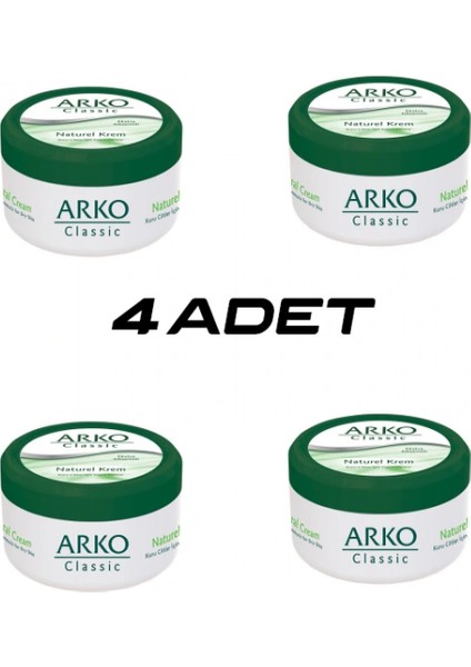4 Adet Arko Classic Naturel El Kremi 150ML (4887) fiyatları