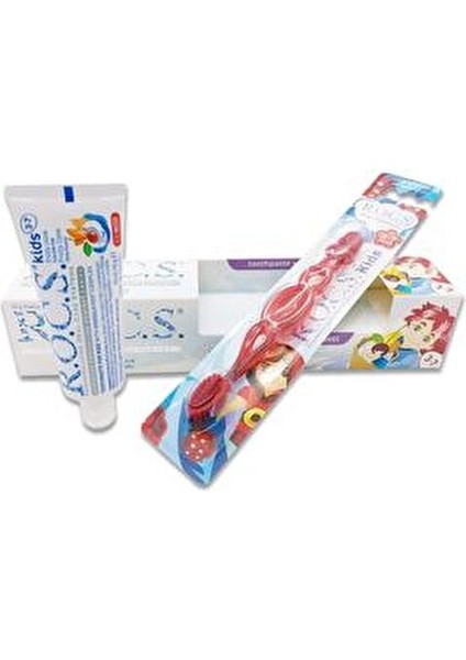 Kids Diş Macunu ve Diş Fırçası Seti Lila 3-7 Yaş İçin Ekstra Yumuşak modelleri