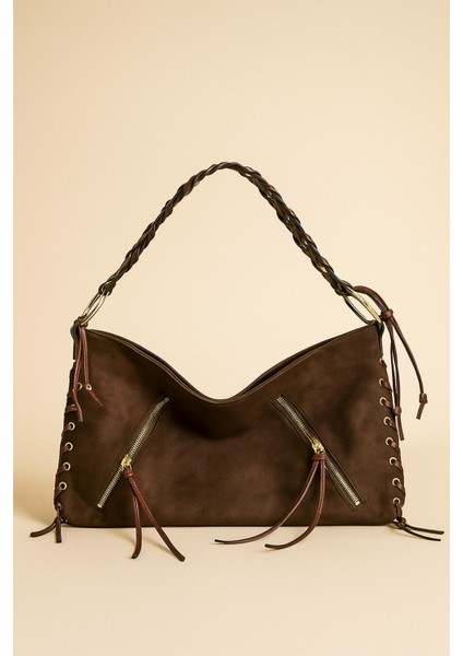 Kadın Acı Kahve Zrea Omuz Çantası