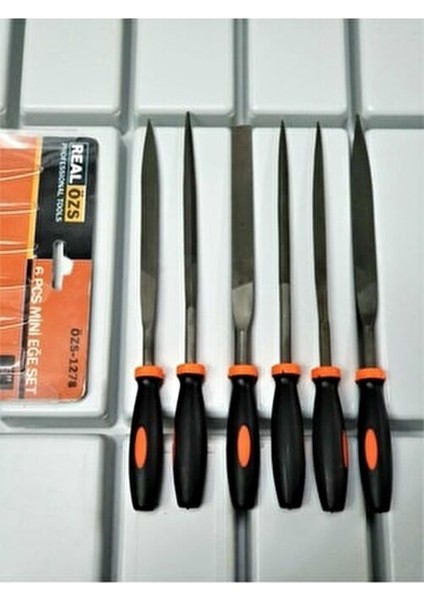 Real Mini Eğe Seti 6 Parça Profesyonel Kalite Dayanıklı Malzeme ile Üretilmiştir fiyatları