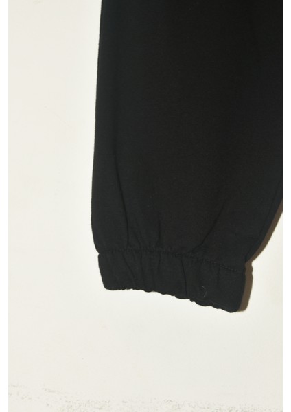 Erkek Çocuk %100 Pamuk Snoopy Nakışlı Paça Lastikli Trend Takım - 2148