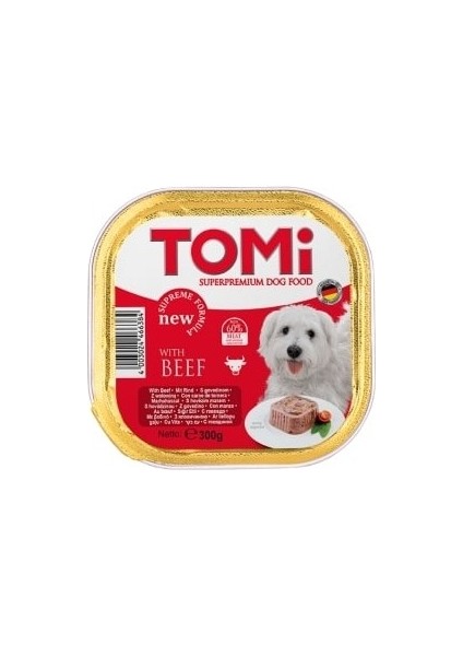 Köpek Dana Etli Pate Alüminyum Yaş Mama 300GR (Pate)