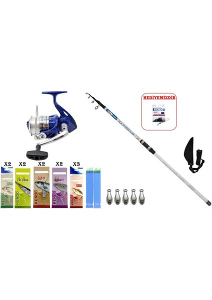 Sea Power 4.20M 100-250GR & Kendo Oceancast 7000 Surf Seti