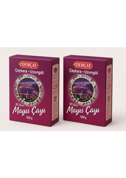 Çaykara Mayıs Çayı 2X500G – Taze Ilk Sürgün Siyah Çay 1 kg