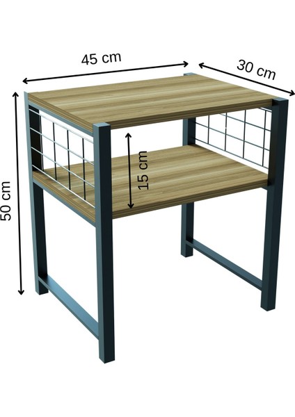 Modern Komodin Metal Ayaklı Raflı Başucu Komodin Yatak Odası Dekoratif Yan Sehpa modelleri
