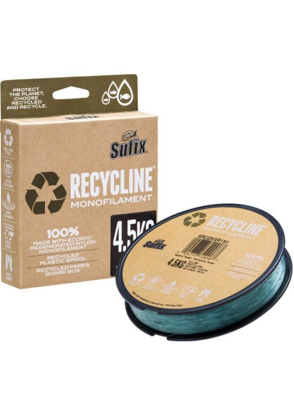 Sufix Recycline Olta Misinası GREEN-0.25MM - 150M - 4.5kg modelleri
