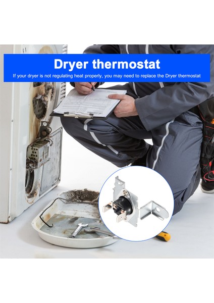 1268365, 6931EL3003G, PS3530484 Için 6931EL3003C Kurutma Makinesi Yüksek Limit Termostat Yedek Parçaları Lg (Yurt Dışından) fırsatları