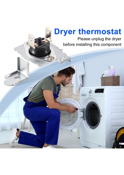 1268365, 6931EL3003G, PS3530484 Için 6931EL3003C Kurutma Makinesi Yüksek Limit Termostat Yedek Parçaları Lg (Yurt Dışından) indirimleri