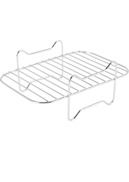 Ninja DZ201/DZ401 Foodi Aksesuarları Için Air Fryer Rafı Paslanmaz Çelik Çok Katmanlı Istiflenebilir Kurutma Makinesi Rafı (Yurt Dışından) modelleri