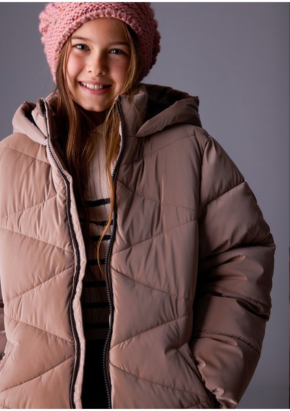7436-60 Kız Çocuk Vizon Mont fiyatları