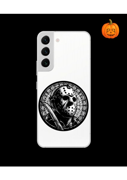 Samsung Galaxy S22PLUS Uyumlu Şeffaf Kılıf Horror 5 Tasarımlı