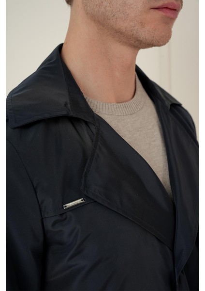 Trençkot 04 Lacivert Pardösü