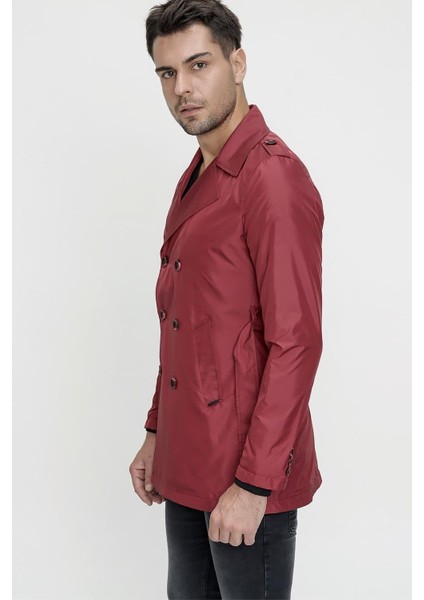 Prd 029 Slim Fit Bordo Spor Pardösü fiyatları