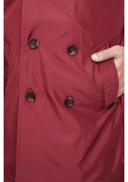 Prd 029 Slim Fit Bordo Spor Pardösü fırsatları