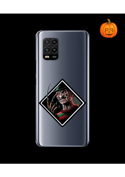 Xiaomi Mi 10 Lite Uyumlu Şeffaf Kılıf Horror 2 Tasarımlı