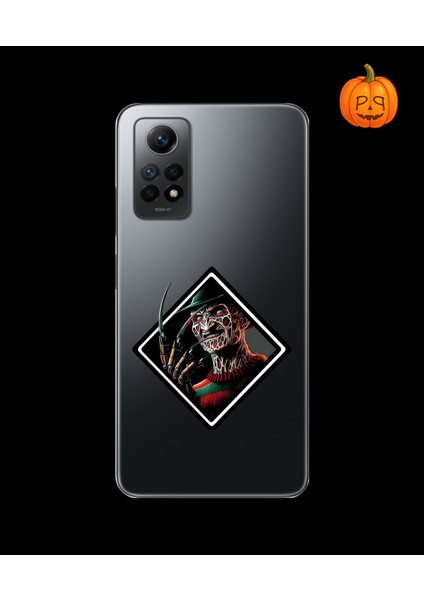 Xiaomi Redmi Note 12 Pro Uyumlu Şeffaf Kılıf Horror 2 Tasarımlı