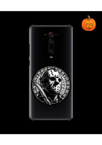 Xiaomi Mi 9t Uyumlu Şeffaf Kılıf Horror 5 Tasarımlı