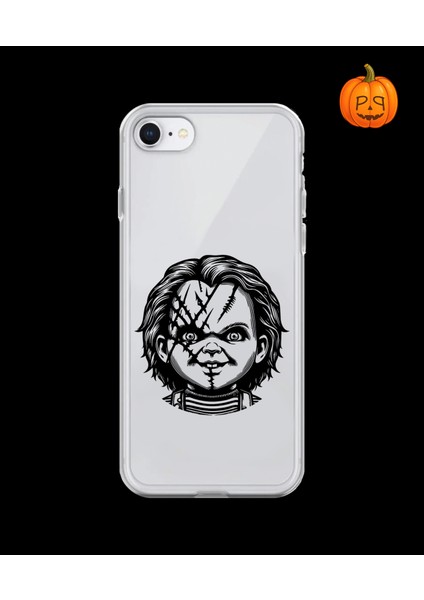 iPhone 6 Plus Uyumlu Şeffaf Kılıf Horror 4 Tasarımlı