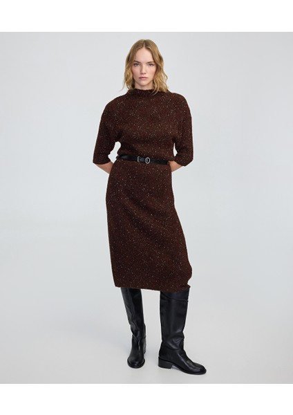 Kemerli Triko Elbise IW6250002209074