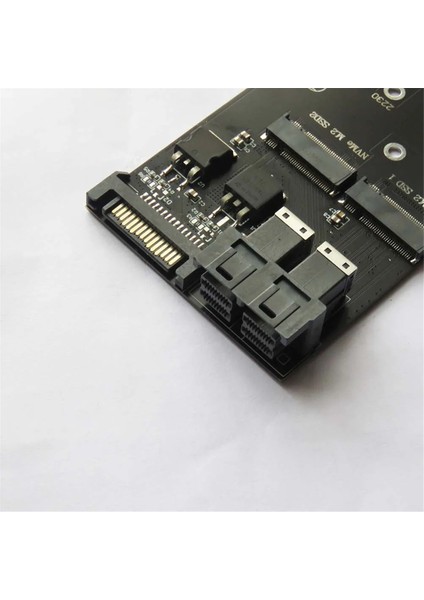Portlu SFF-8643 U.2 - Nvme M.2 Ngff SSD Dönüştürücü Kart Adaptörü SFF-8643 U.2 - Çift M-Key Nvme M2 Ngff SSD Adaptörü (Yurt Dışından) fırsatları