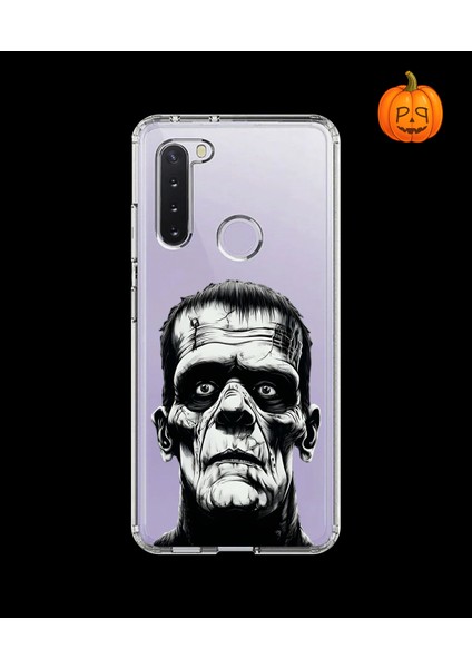 Samsung Galaxy A21 Uyumlu Şeffaf Kılıf Horror 6 Tasarımlı