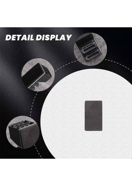 1 Adet Çift Sata 7 Pin Dişi - Çift 7 Pin Erkek 90 Derece Açılı Adaptör Anakart Sata Adaptörü Masaüstü Bilgisayarlar Için SSD HDD (Yurt Dışından) indirimleri