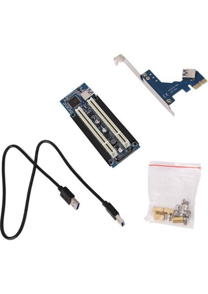Pcı-E - Pcı Adaptör Kartı Pcıe - 2 Pcı Yuvası Destek Yakalama Kartı Golden Tax Kartı Ses Kartı Paralel Port Kartı (Yurt Dışından) modelleri