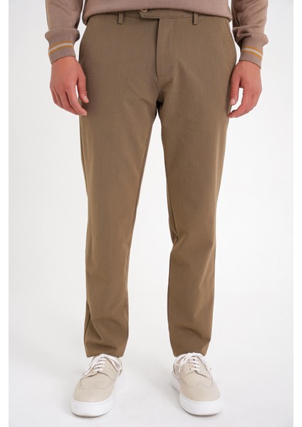 P 1201 Pantolon Comfort Tütün