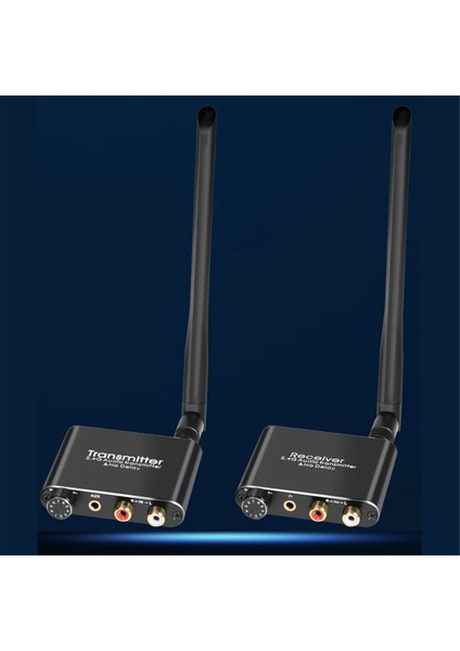 2.4g Kablosuz Ses Adaptörü Ses Genişletici Kablosuz Ses Vericisi ve Alıcısı 50M Lan Ses Genişletici Ayırıcı Rx/tx (Yurt Dışından) modelleri
