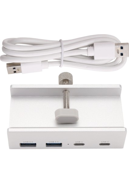 Dizüstü Bilgisayarlar Için Usb-C 5gbp Aktarım Hızına Sahip USB 3.0 Hub Alüminyum Klipsli Typec Hub Masaüstü Ayırıcı (Yurt Dışından) fiyatları
