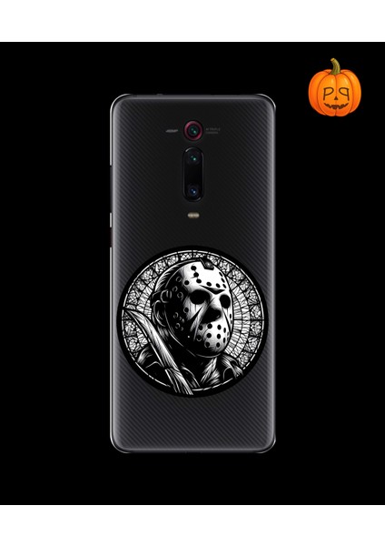 Xiaomi Mi 9t Pro Uyumlu Şeffaf Kılıf Horror 5 Tasarımlı