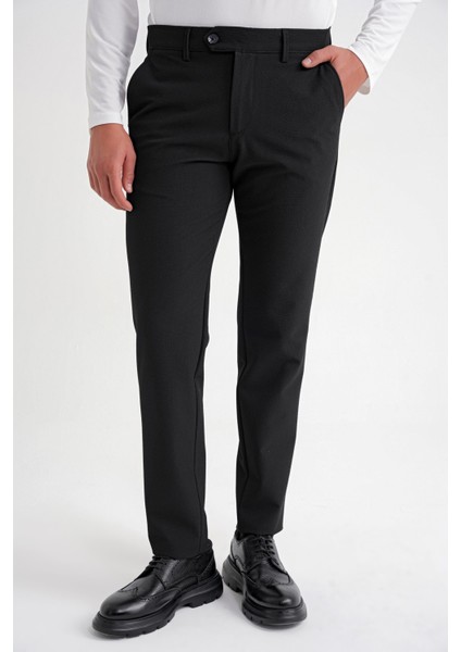 P 1201 Pantolon Comfort Siyah -1