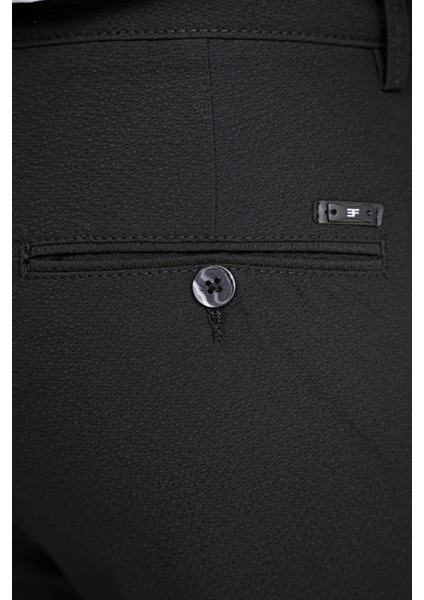 P 1201 Pantolon Comfort Siyah -1