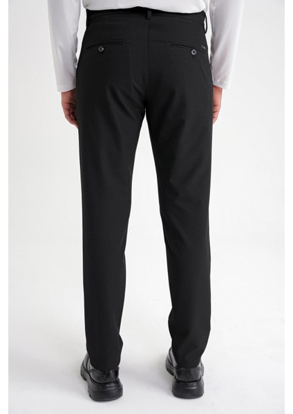 P 1201 Pantolon Comfort Siyah -1