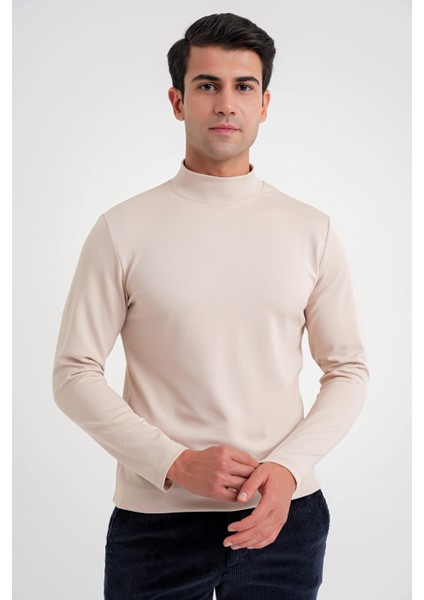 Ts 894 T-Shırt Slim Bej Casual fiyatları